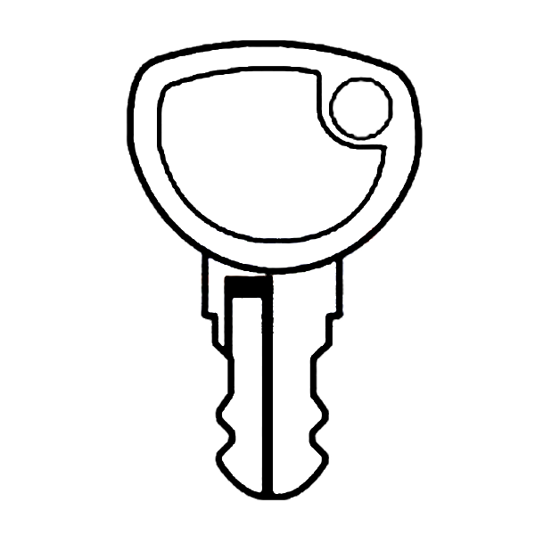 TROJAN Window Key To Suit Sparta Espag Handles - 0210-008