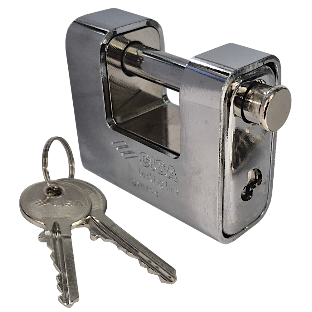 CISA Locking Line Sliding Shackle Padlock - 66mm