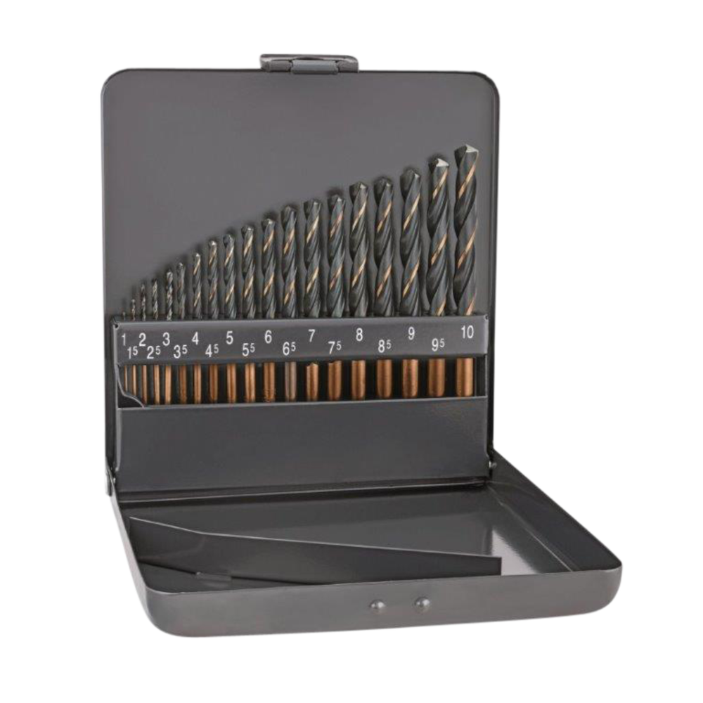 ALPEN HSS 19 Piece Drill Set - 1mm to 10mm