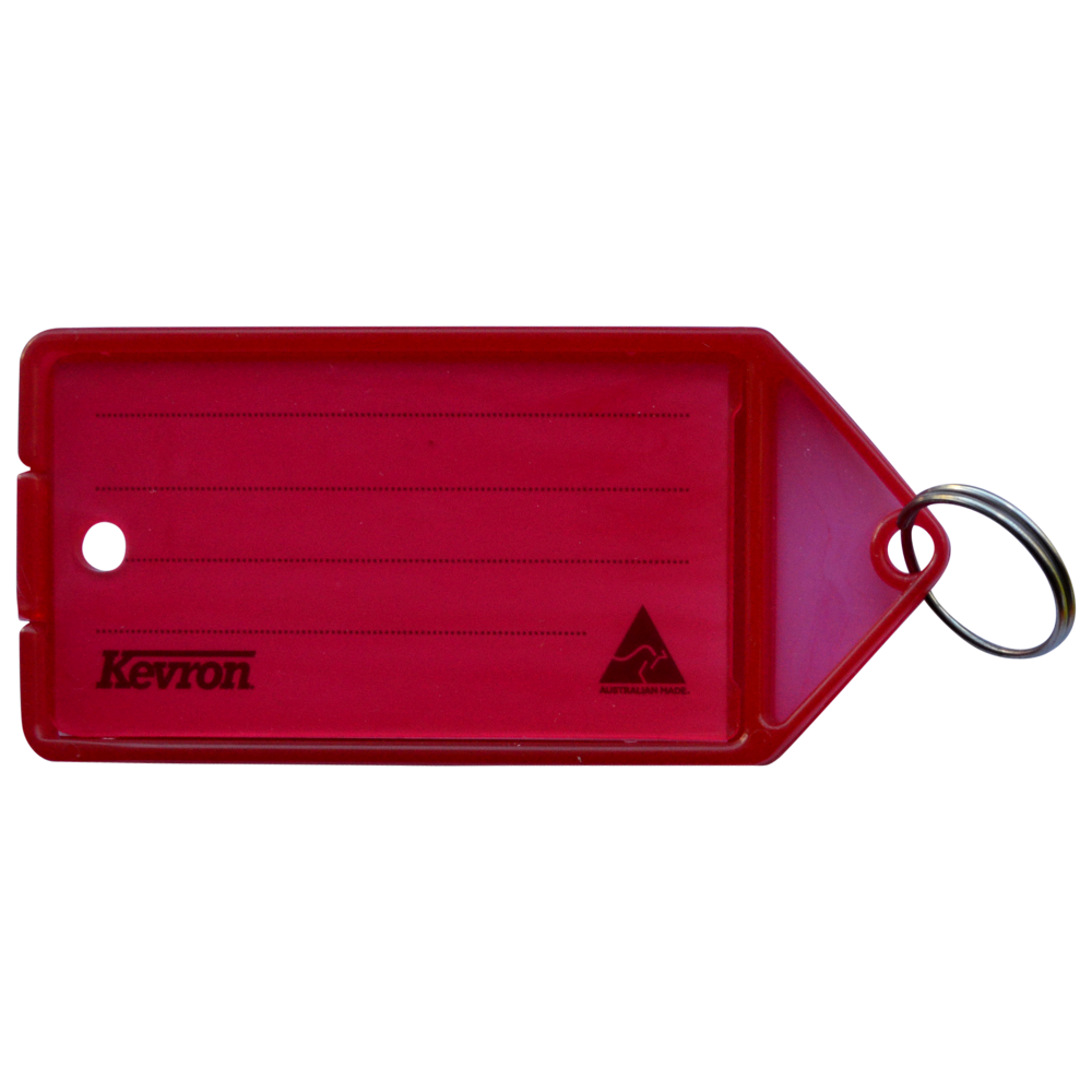 KEVRON ID35 Big Tags Bag of 12 - Red x 12