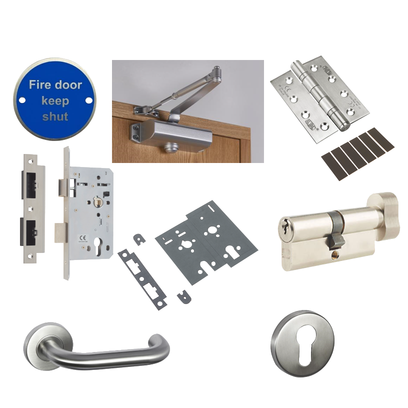 UNION Sashlock Fire Door Pack Kit - J-FDK-SASHLOCK