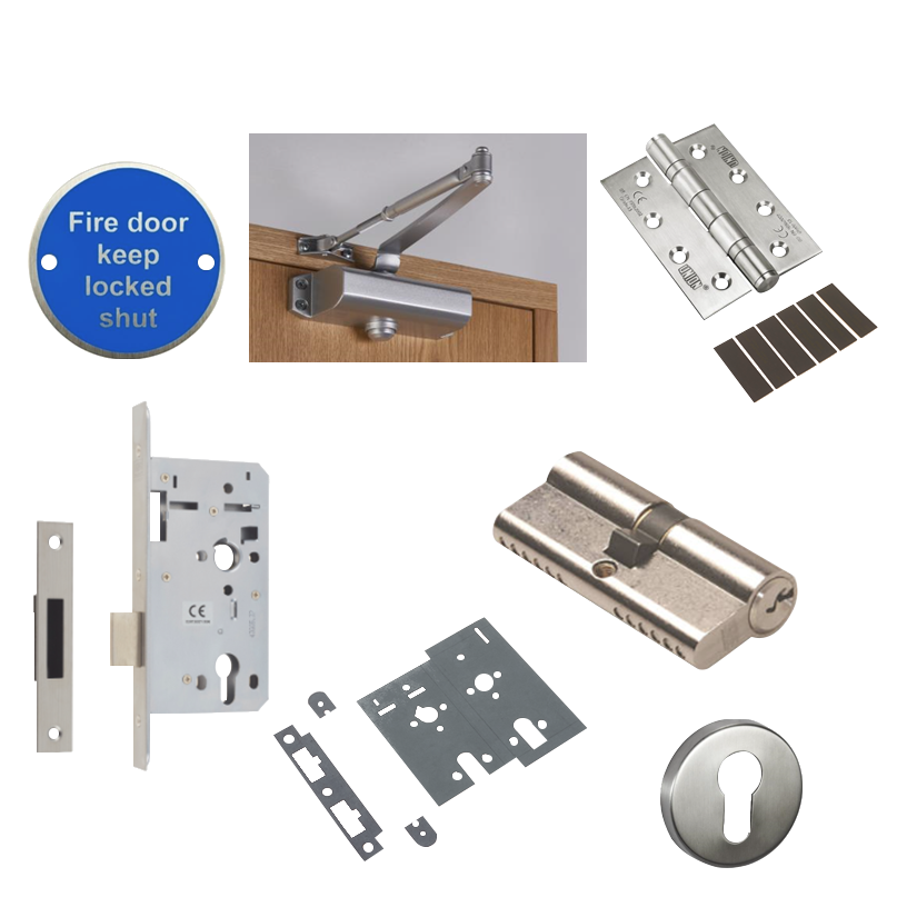 UNION Deadlock Fire Door Pack Kit - J-FDK-DEADLOCK