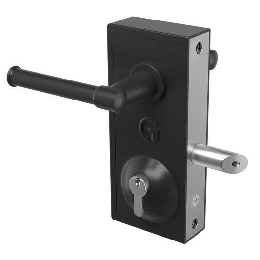 GATEMASTER Superlock Latch Deadlock - Straight Profile Lever Handle (40mm - 60mm)
