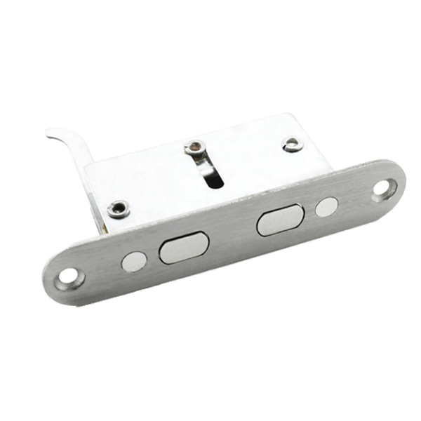 HOOPLY Auxiliary Lock For Container Doors - Satin Stainless Steel