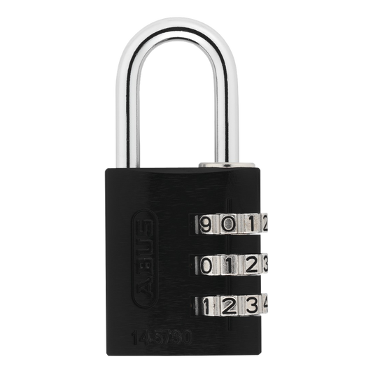 ABUS 145/30 Travel Light Combination Padlock - Black