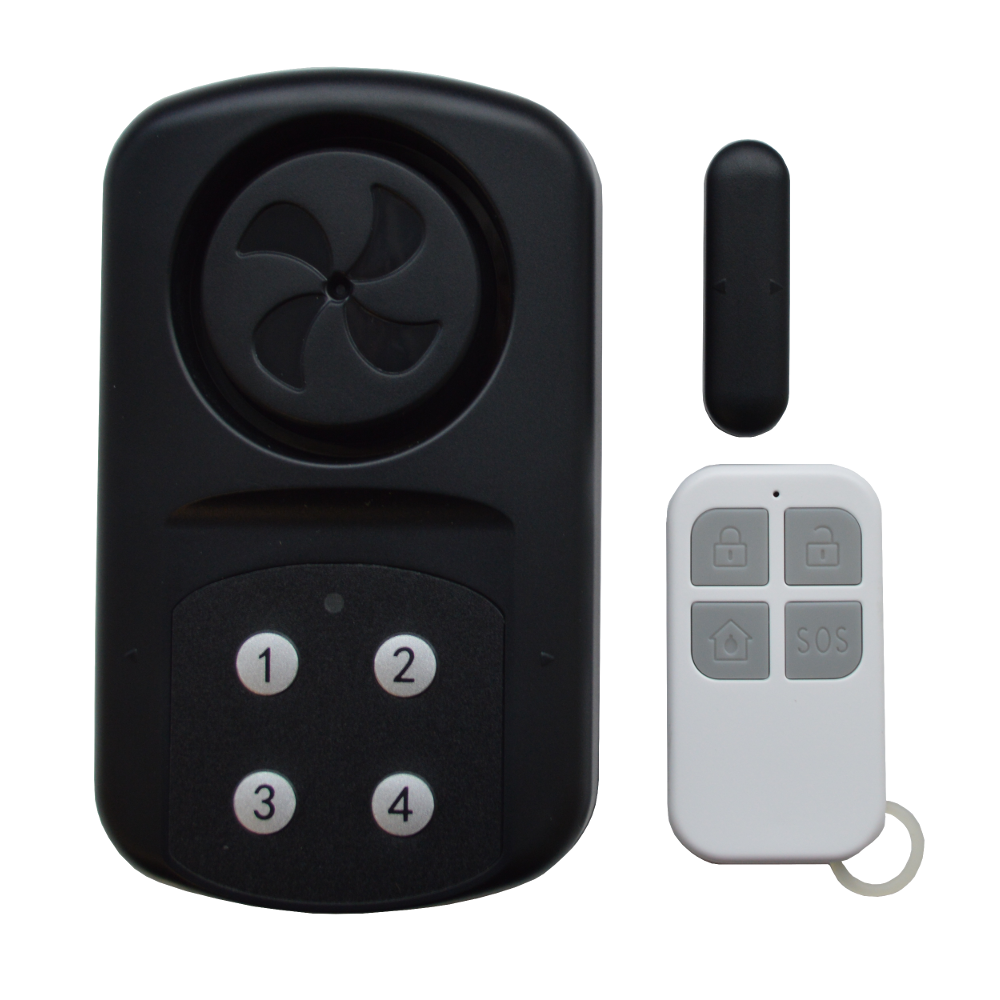 MINDER Weatherproof Gate/Door Alarm - Black