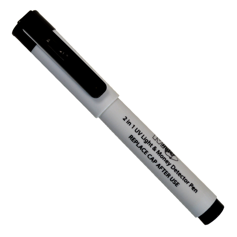 MINDER Cash Minder 2 in 1 Till Pen - Black