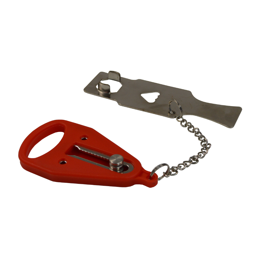 MINDER Portable Door Lock - Red