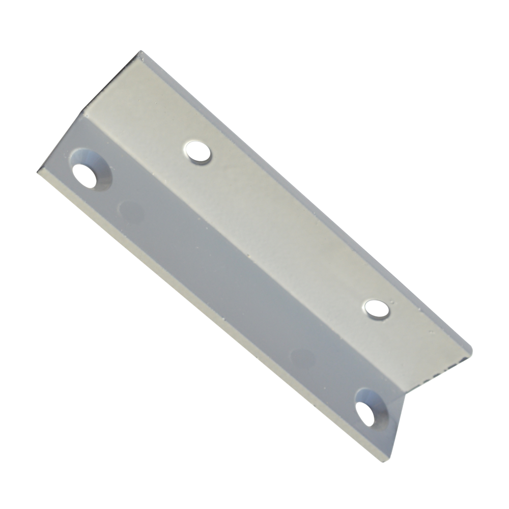 GEZE OL Line Angled Fixing Plate To Suit Timber Frames - White