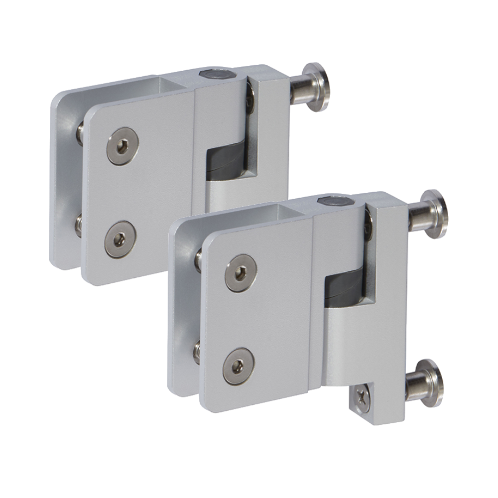 ASEC Cubicle U Bracket Gravity Hinges (1 Pair) To Suit 13mm Board - SAA