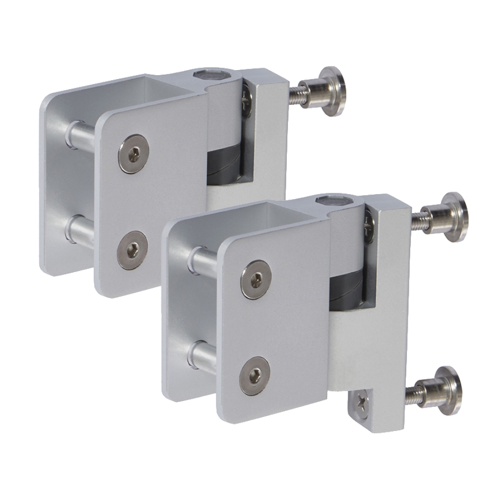 ASEC Cubicle U Bracket Gravity Hinges (1 Pair) To Suit 20mm Board - SAA