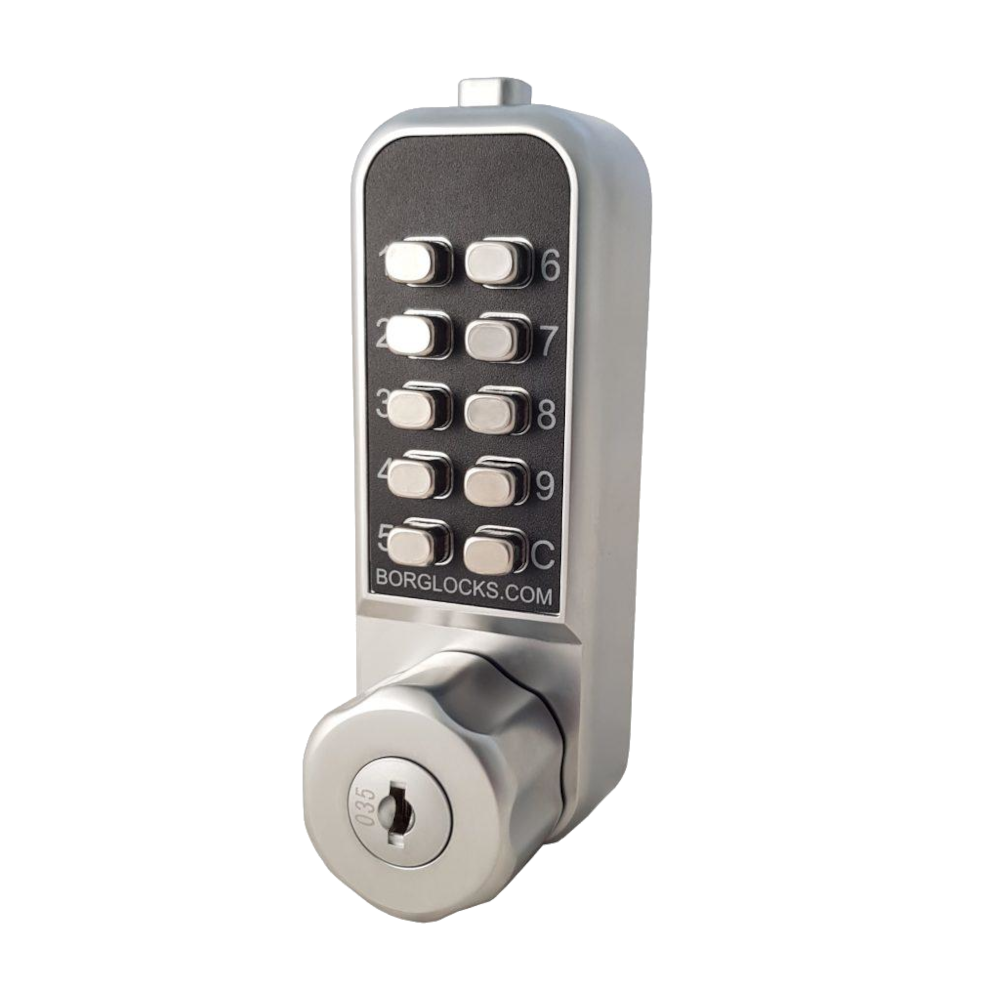 BORG LOCKS BL1706 Vertical Mini Cabinet Lock Easicode Pro c/w Cam And Key Override - BL1706 SC ECP