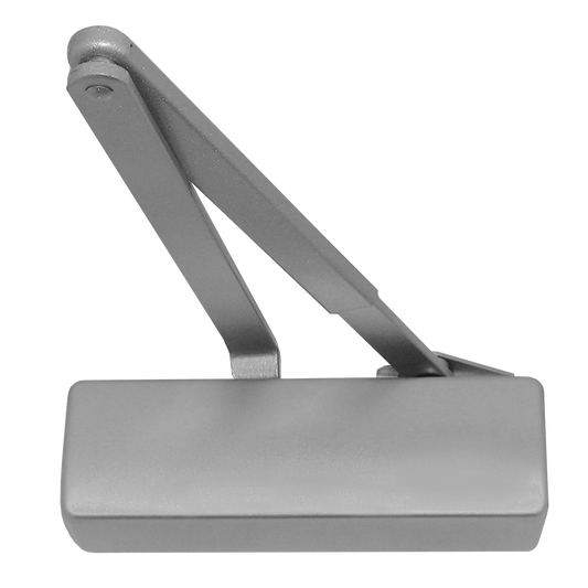 GEZE TS1500 Size 3-4 Overhead Door Closer - Satin Stainless Steel