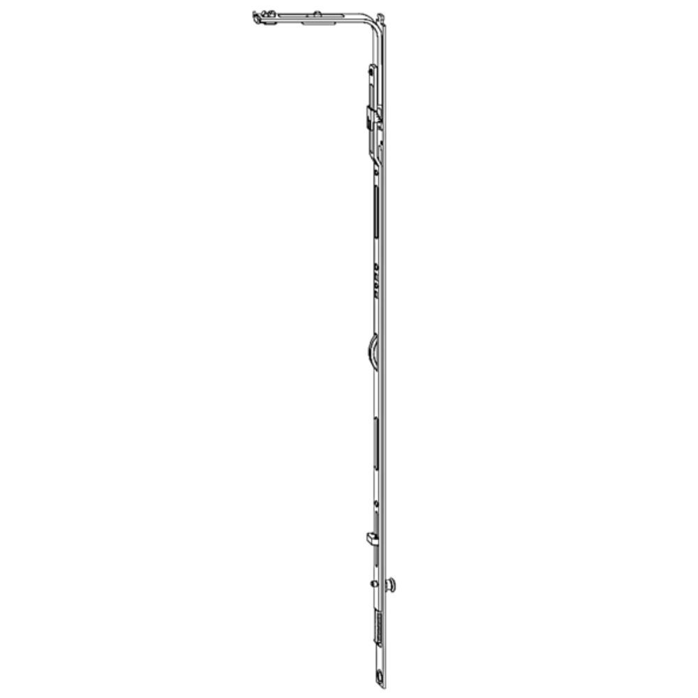 SIEGENIA Titan AF Walking Stick Corner Drive - 565mm Silver (Galvanised)