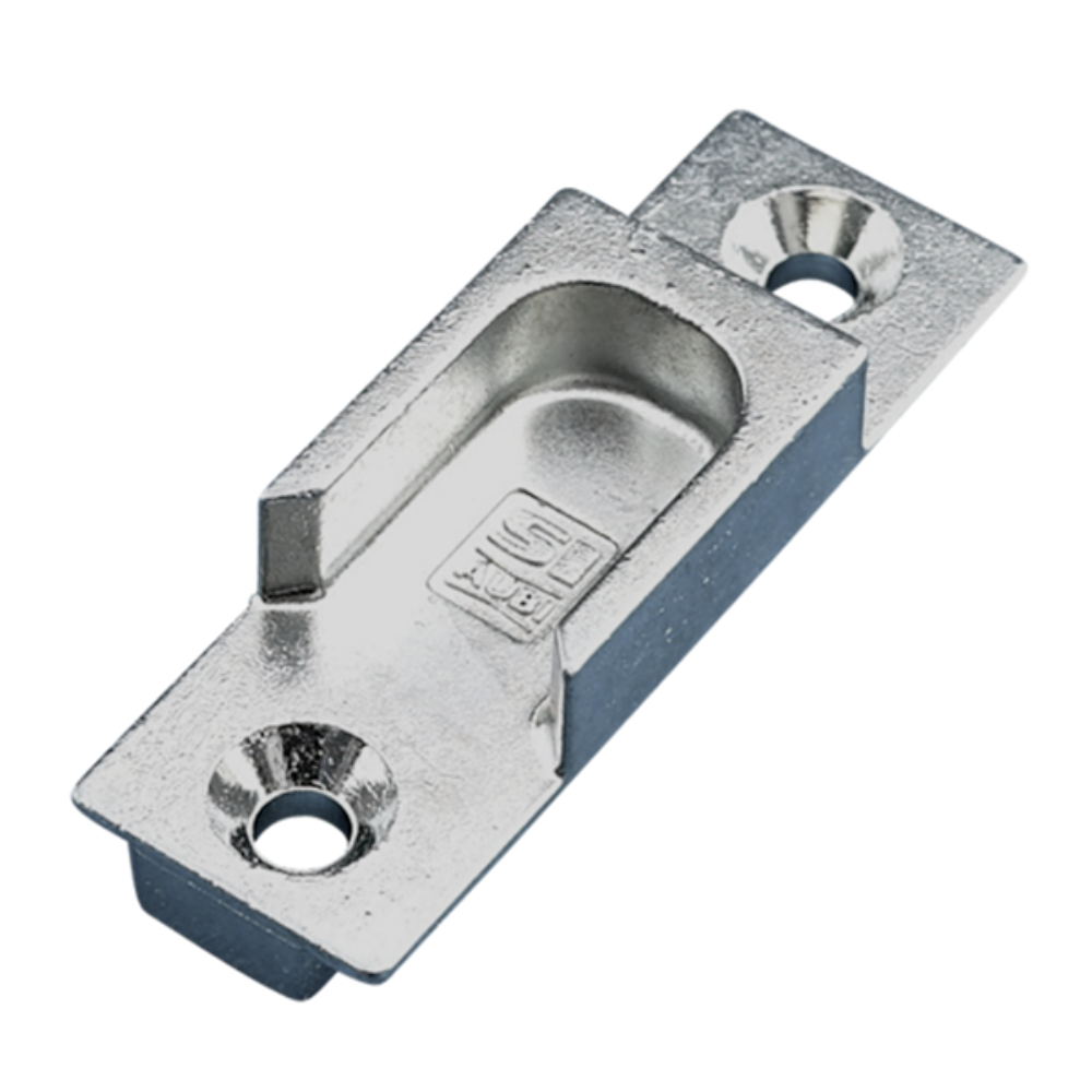 SIEGENIA Titan AF A0720 CASEMENT STRIKER 287972 - Silver (Galvanised)