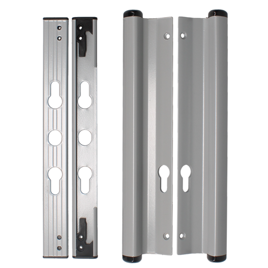 CAL Universal Patio Repair Handle Set Euro/Euro With 7mm Levers - Silver
