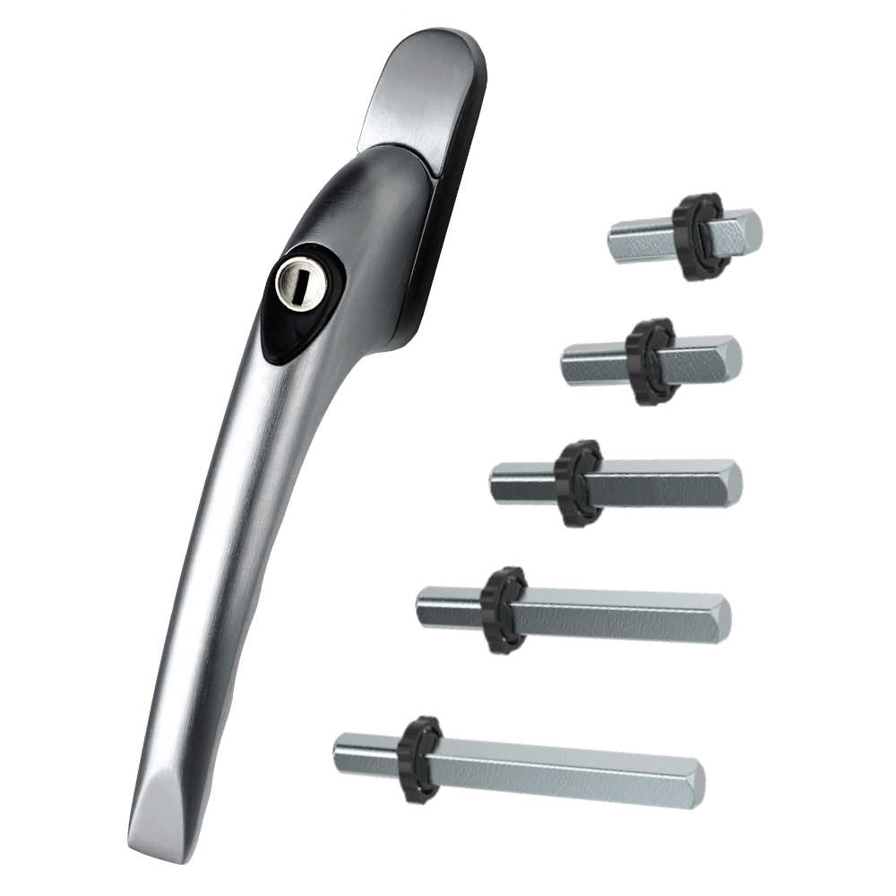 MILA Prolinea Inline Espag Handle Multi Spindle - Satin Silver