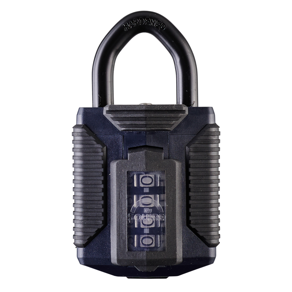 SQUIRE CP50S All Terrain Combination Padlock - Open Shackle CP50/ATL (Visi)