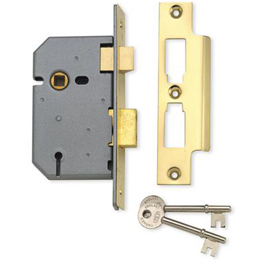 UNION 2277 3 Lever Sashlock - 64mm PL KA M101M Bagged