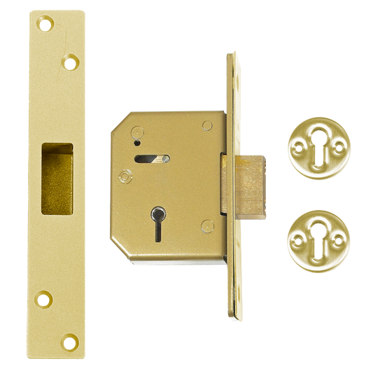UNION C-Series 3G115 5 Lever Deadlock - 67mm PB KD Boxed