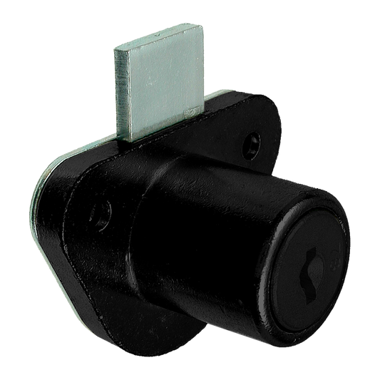 L&F 5880 Furniture Lock - 22mm BLK KA (18015) Bagged
