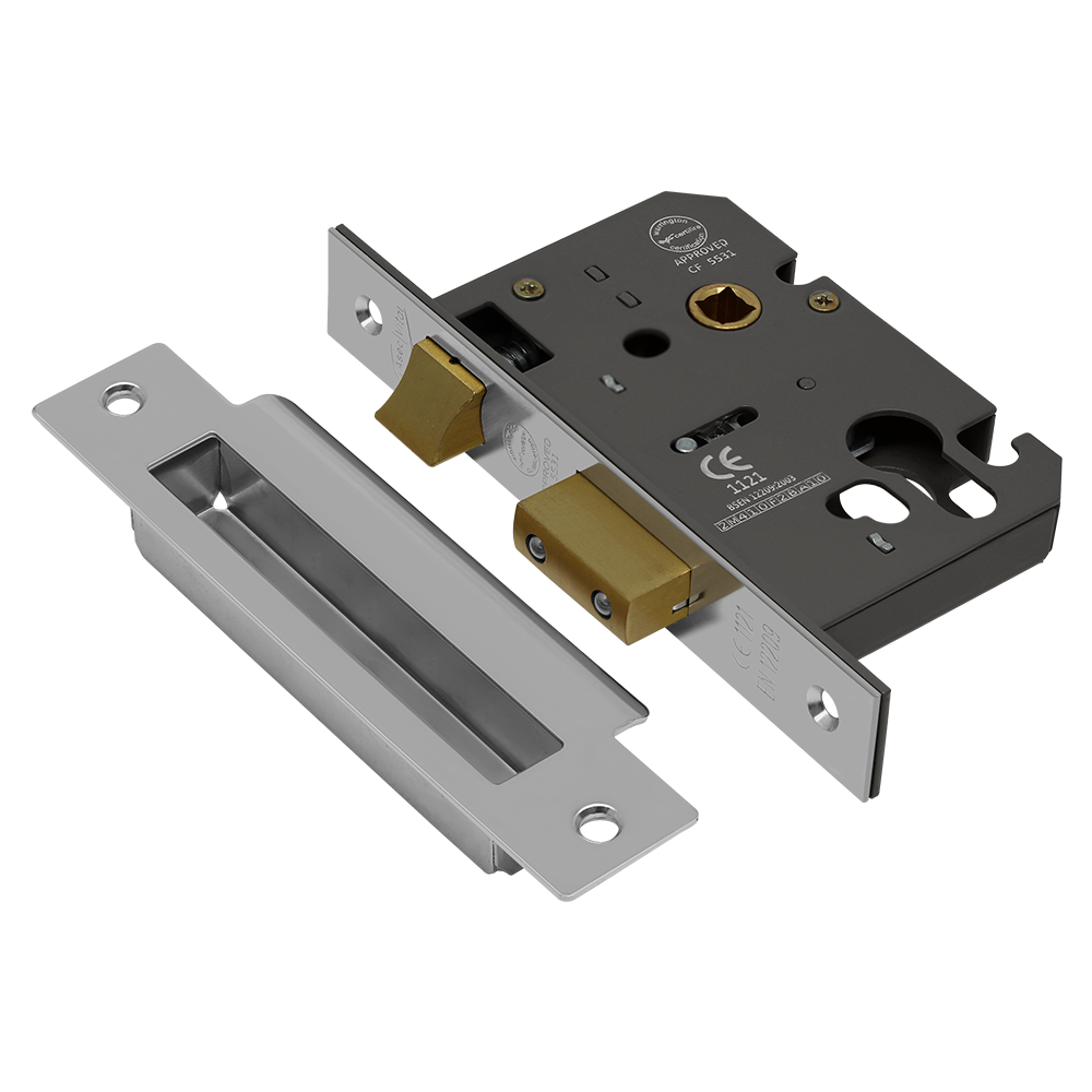 ASEC Vital Mortice Euro Sashcase - 65mm NP