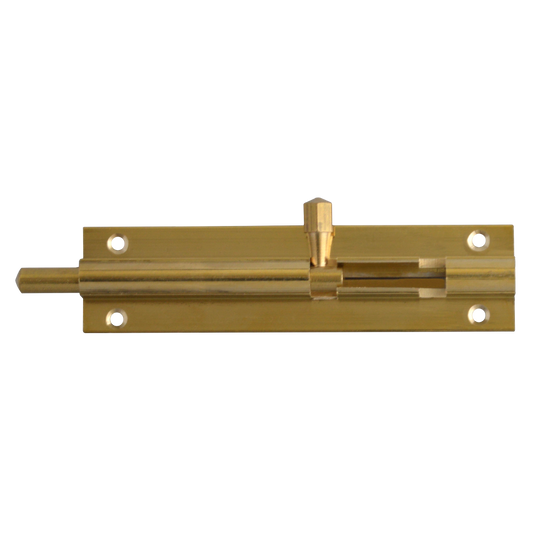 ASEC VITAL Brass 25mm Wide Straight Barrel Bolt - 100mm