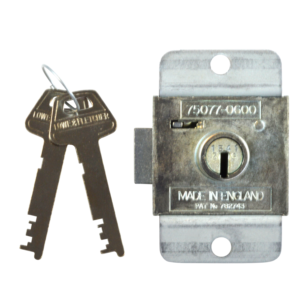 L&F 7 Lever Deadbolt Locker Lock - 16mm ZG KD