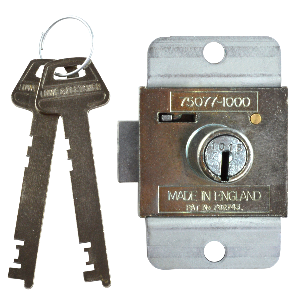 L&F 7 Lever Deadbolt Locker Lock - 28mm ZL KD