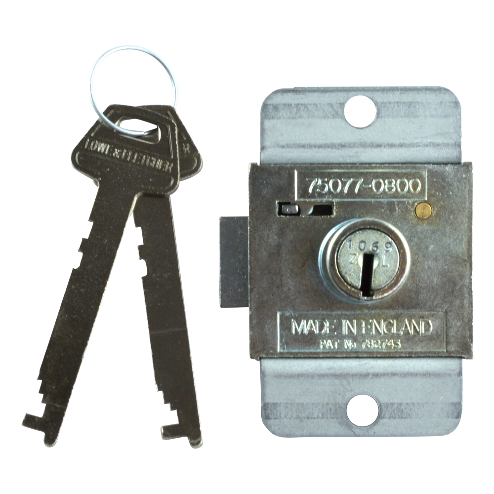 L&F 7 Lever Deadbolt Locker Lock - 22mm ZL KA (1501)