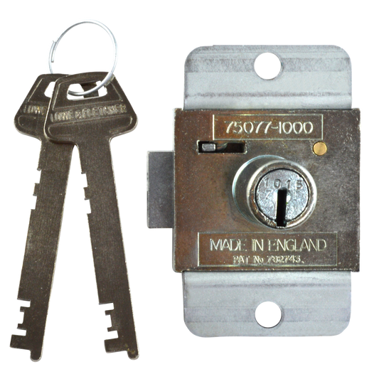 L&F 7 Lever Deadbolt Locker Lock - 28mm ZL KA (1501)