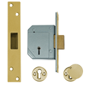 UNION C-Series 3G114 5 Lever Deadlock - 67mm PB KD Boxed