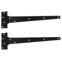 CROMPTON 909 Japaned Tee Hinge - 375mm (1 Pair)