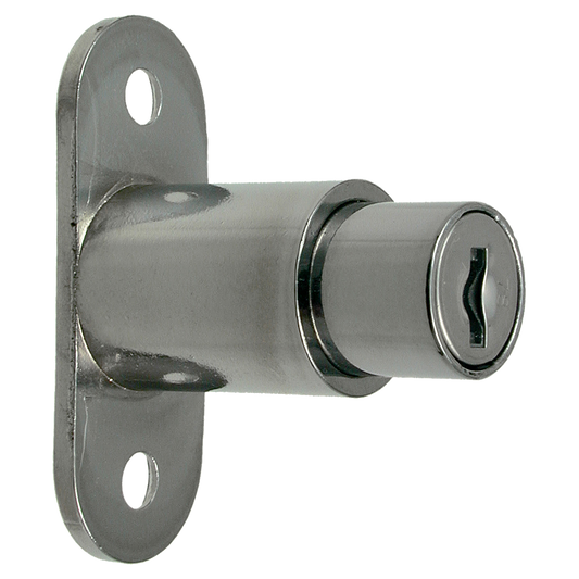 L&F 5862 Sliding Door Lock - 24mm NP KD Bagged