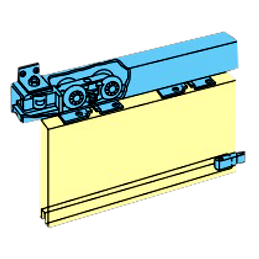 HENDERSON Husky Folding Track Sliding Door Gear (Fitting Only) - 4 Door