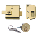YALE No.1 & No.2 Auto Deadlocking Nightlatch - 60mm BLUX / PB Boxed (P1)