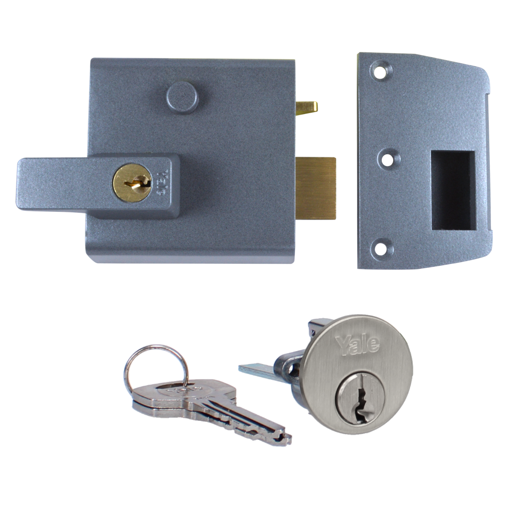 YALE No.1 & No.2 Auto Deadlocking Nightlatch - 60mm DMG / SC Boxed (P1)