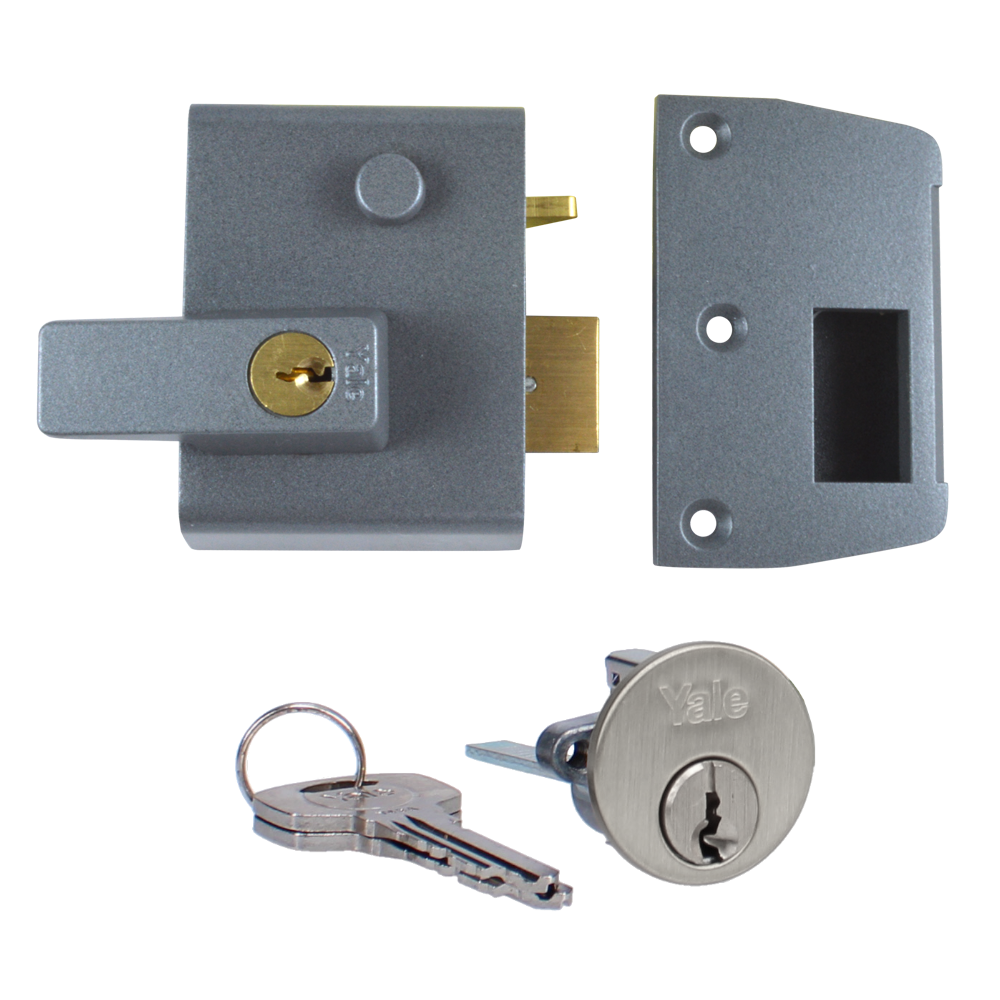 YALE No.1 & No.2 Auto Deadlocking Nightlatch - 40mm DMG / SC Boxed (P2)
