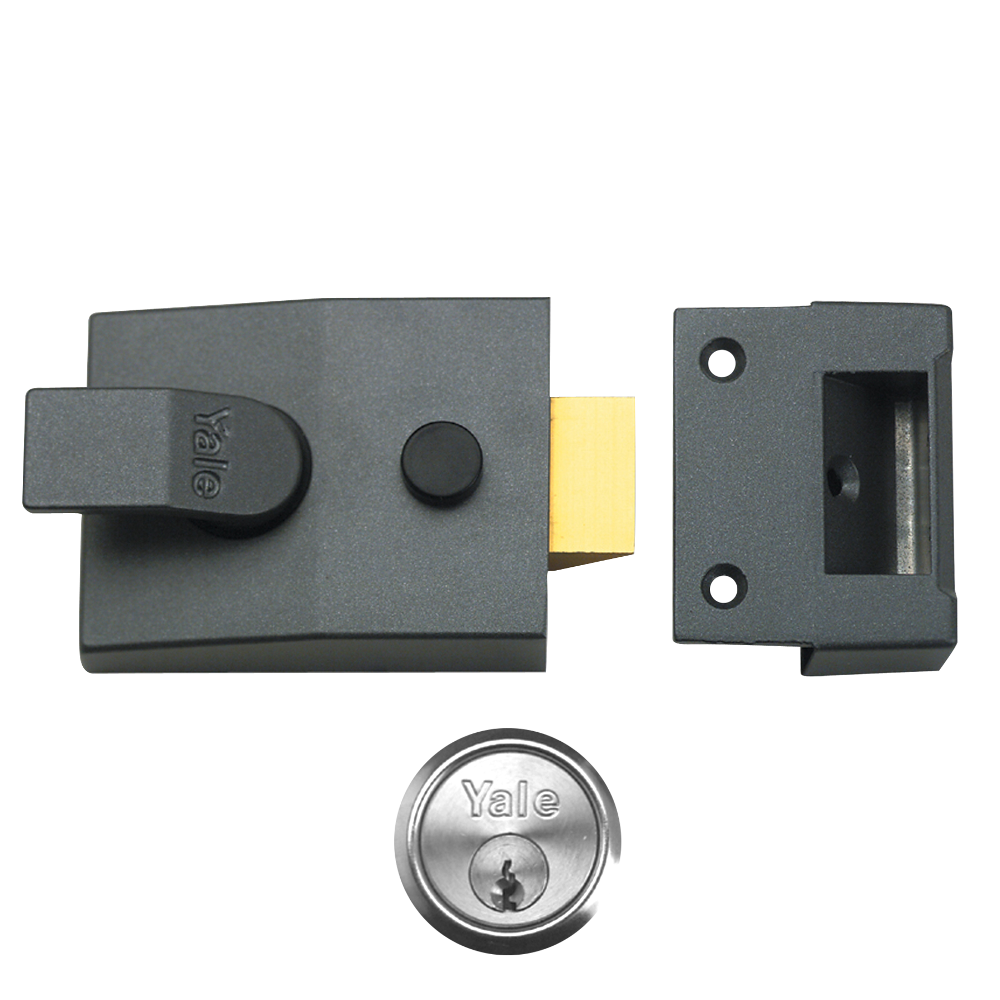 YALE 85 & 89 Deadlocking Nightlatch - 60mm DMG SC Cyl Visi