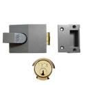 YALE 81 Rollerbolt Nightlatch - 60mm DMG with PB Cylinder Boxed