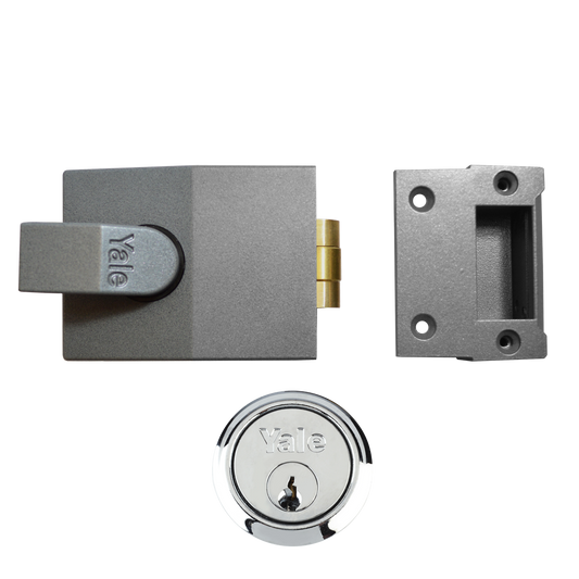 YALE 81 Rollerbolt Nightlatch - 60mm DMG with SC Cylinder Boxed