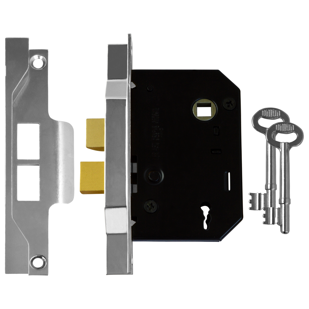 UNION 2242 2 Lever Sashlock - 75mm SE KD Bagged