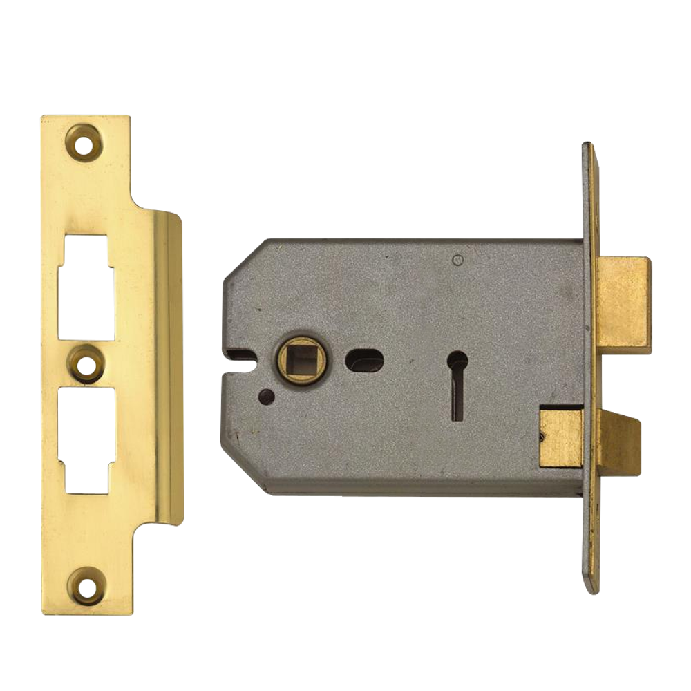 UNION 2077 Horizontal 3 Lever Sashlock - 127mm PL KD Bagged