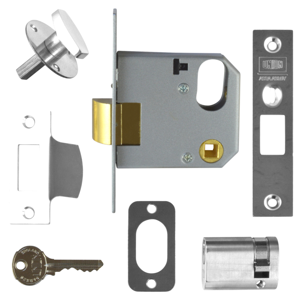 UNION 2332 Oval Nightlatch - 76mm SC Boxed
