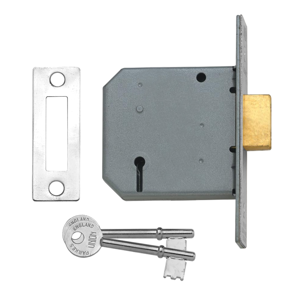 UNION 2177 3 Lever Deadlock - 75mm SC KA M101M Bagged