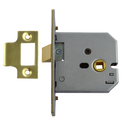 UNION 2677 Mortice Latch - 75mm PB Bagged
