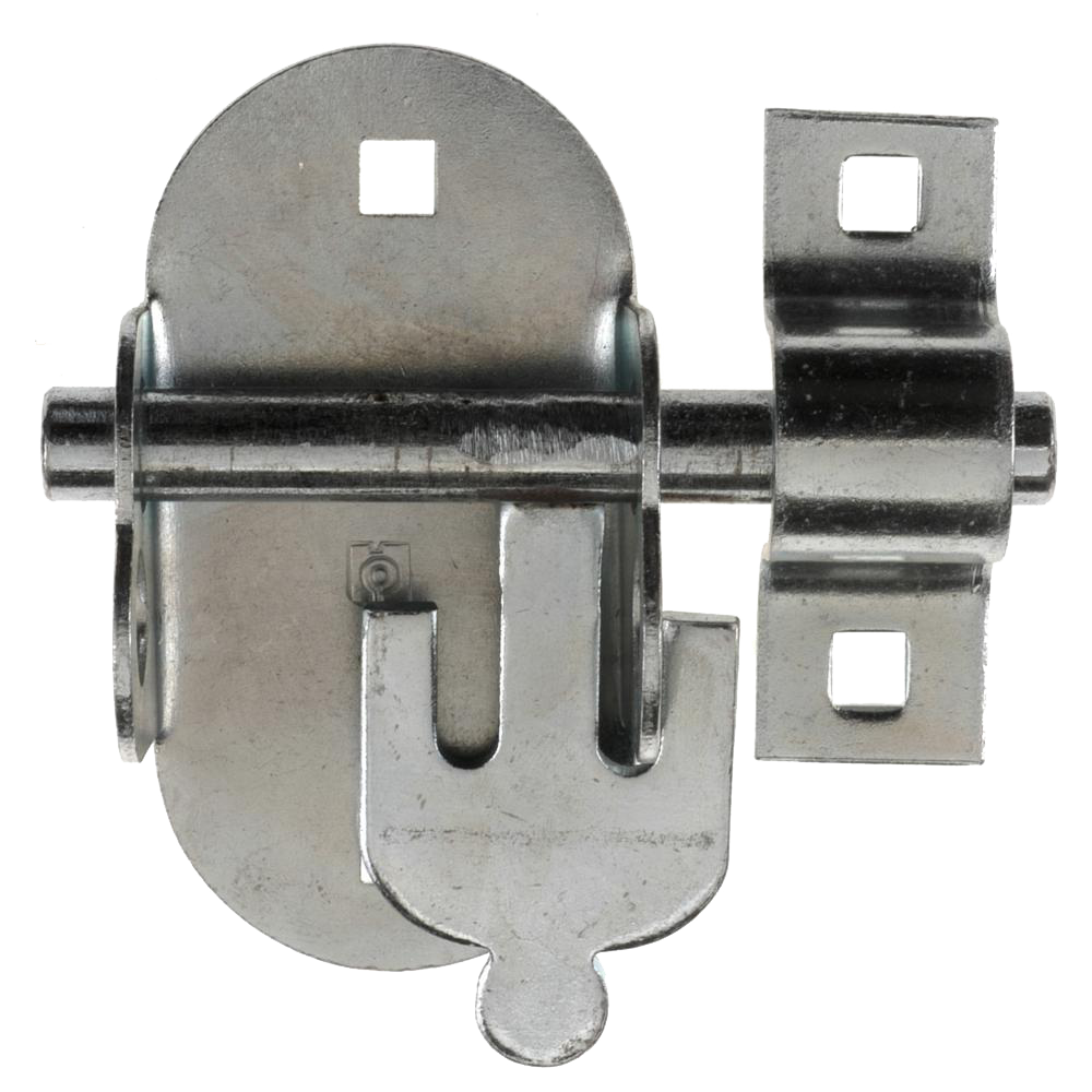 CROMPTON 004A Galvanised Oval Padbolt - 114mm GALV