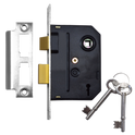 UNION 2295 2 Lever Sashlock - 75mm CP KD Bagged