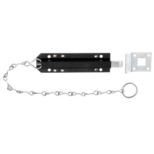 CROMPTON 66 Garage Chain Bolt - 216mm BLK