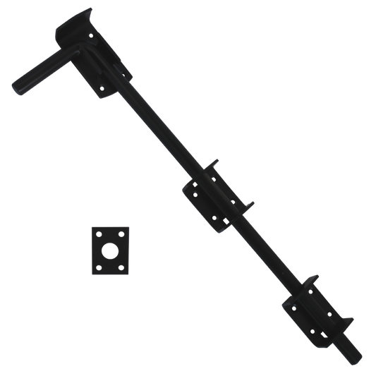 CROMPTON 1260 Garage Door Bolt - 457mm BLK